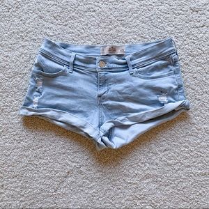 HOLLISTER Light Wash Jean Shorts